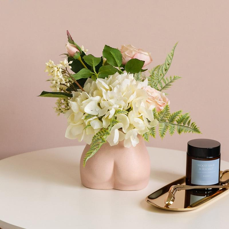 Body Art Ceramic Vases Bottom Vase
