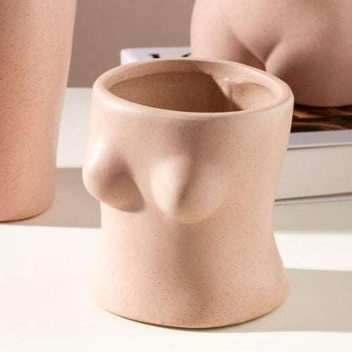 Body Art Ceramic Vases Bust Vase
