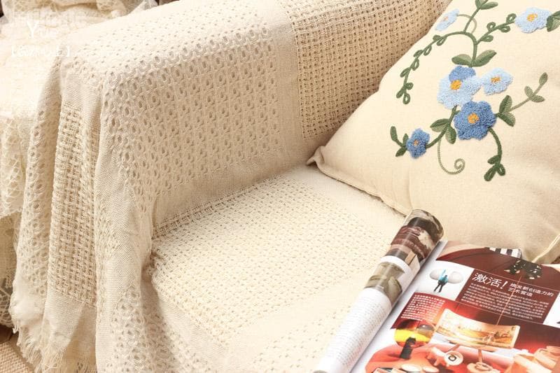 Boheme Natural Cotton Throw