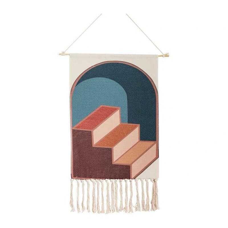 Boho Hanging Tapestry Steps