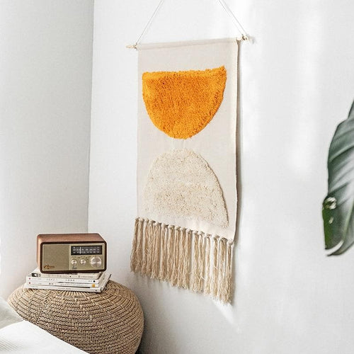 Boho Hanging Tapestry Sun salutation