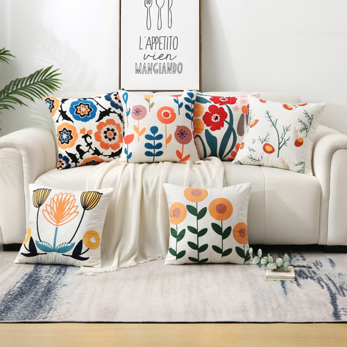 Boho Floral Cushion Covers 6 Pack Bundle (Save More)