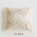 Boho Tufted Cotton Throw Pillow