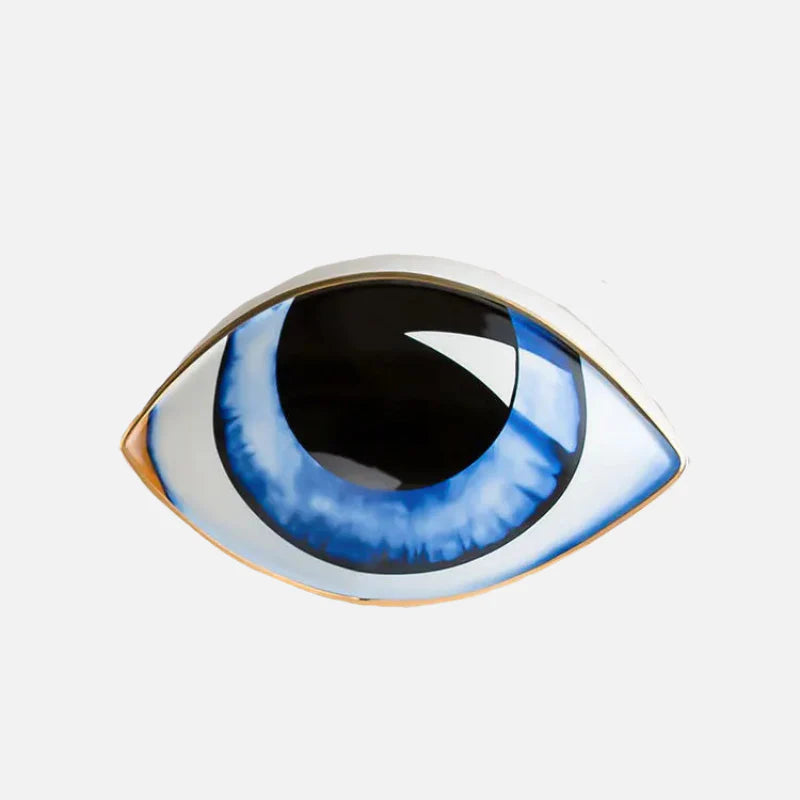 Bold Eye Decorative Accent Blue