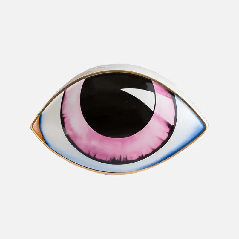 Bold Eye Decorative Accent Pink