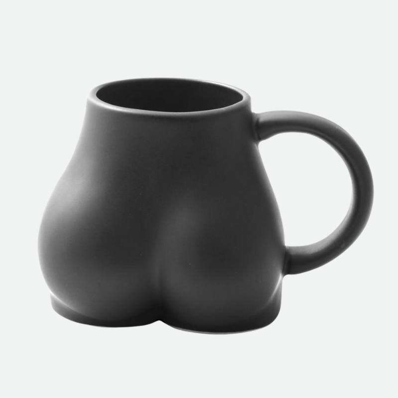 Booty Shapes Ceramic Cup Black