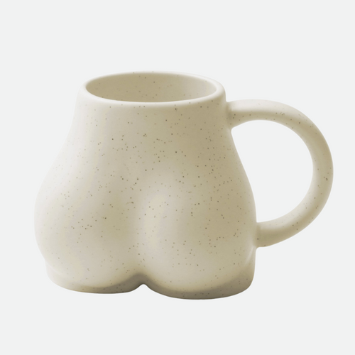 Booty Shapes Ceramic Cup Beige