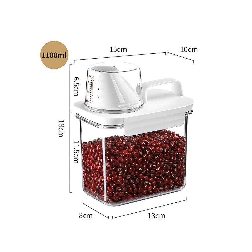 Clear Cereal and Grain Organizer