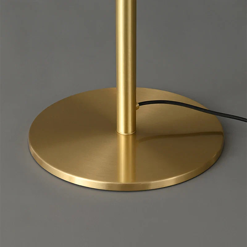 Brass Aura Adjustable Standing Lamp