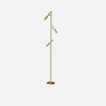 Brass Aura Adjustable Standing Lamp