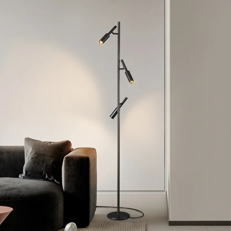 Brass Aura Adjustable Standing Lamp