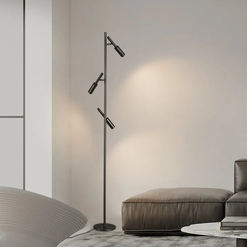 Brass Aura Adjustable Standing Lamp