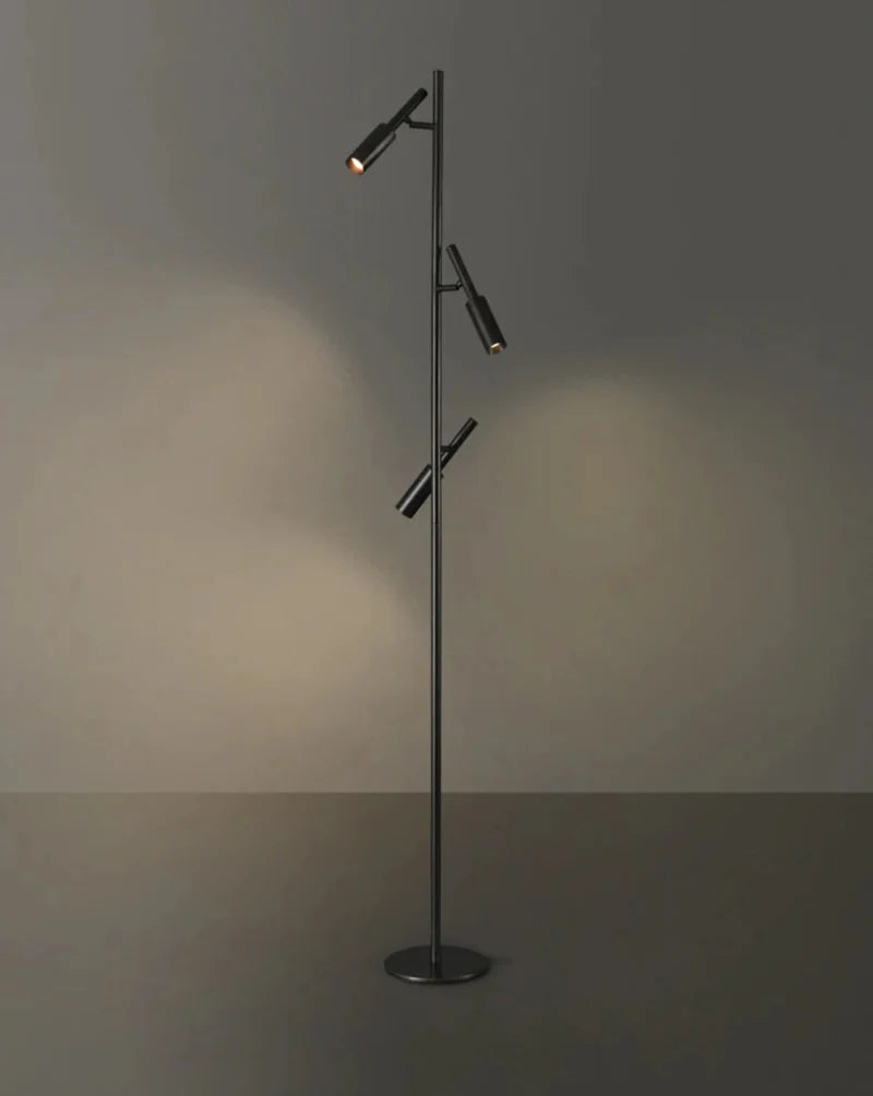 Brass Aura Adjustable Standing Lamp