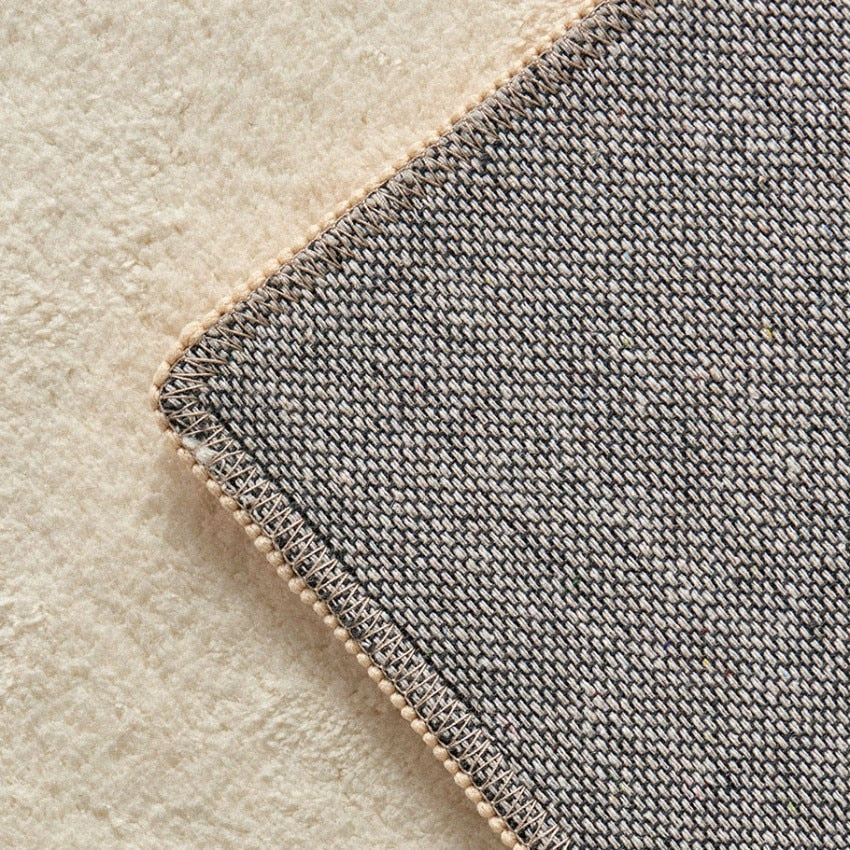 Brick & Ivory Geo Minimal Modern Area Rug