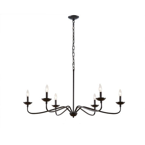 Brighton Farmhouse Metal Chandelier Default Title