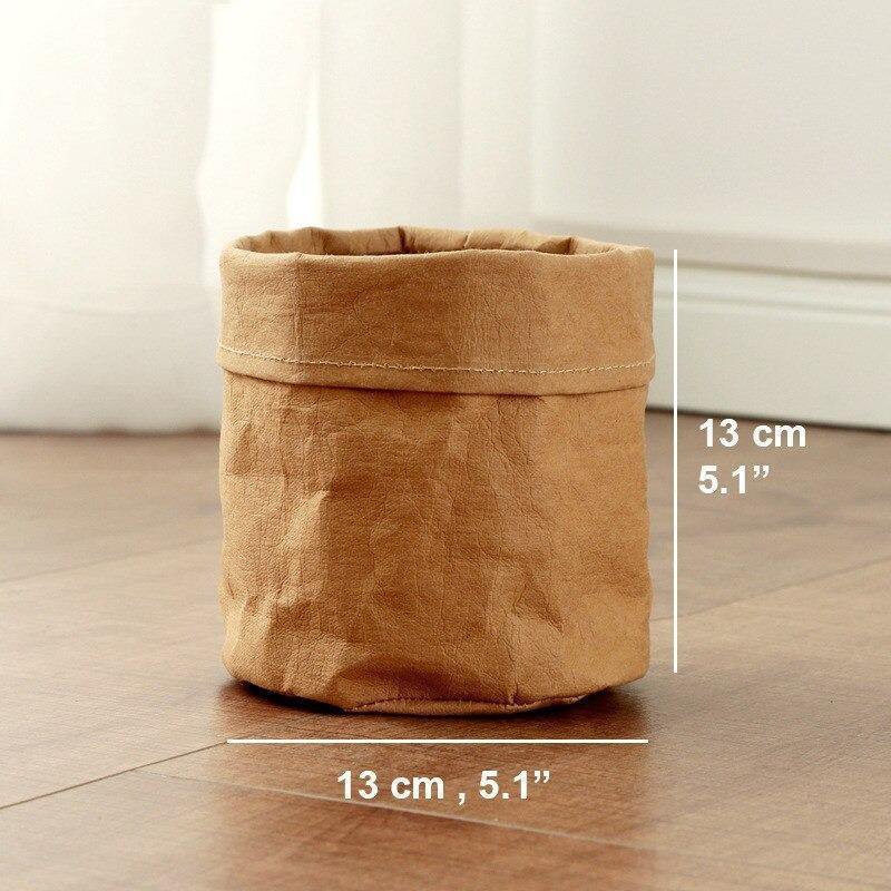 Water-Resistant Sustainable Paper Planter Pouch Peru Medium