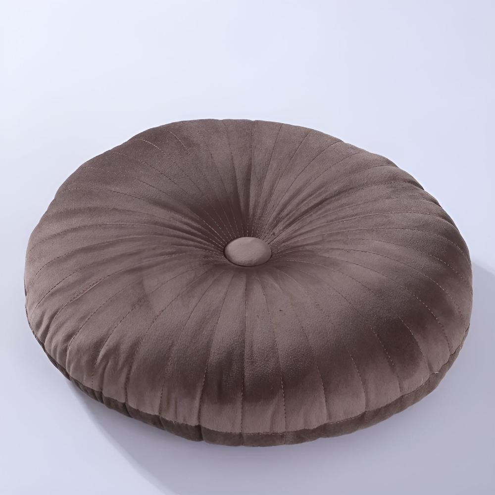 Pumpkin Plush Cushion Brown