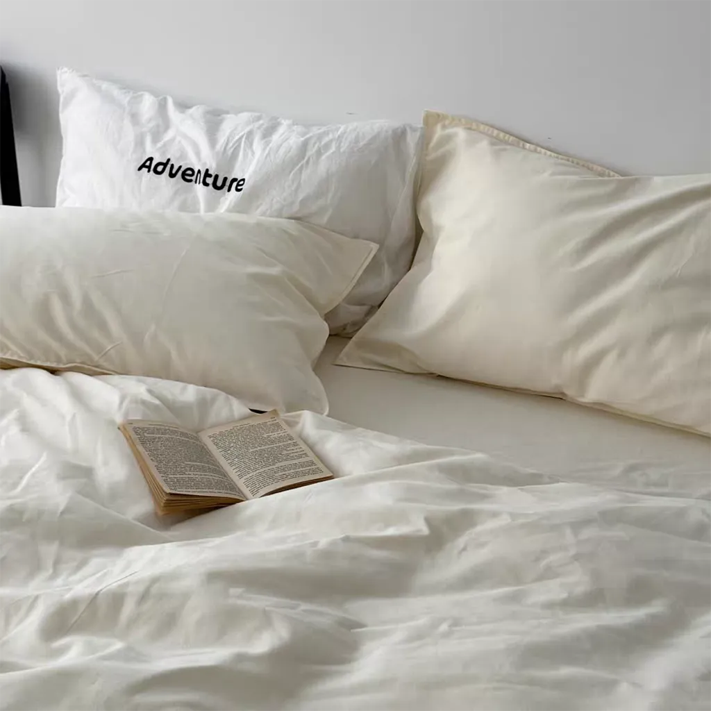 Brushed Cotton Duvet Cover Cream