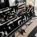 Brushstroke Art Sofa Cover