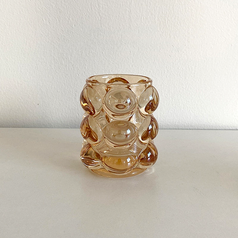 Bubble Cup Glass Desktop Organizer