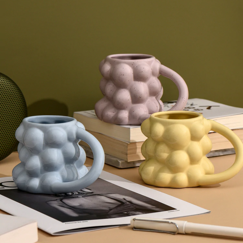 Bubble Tea Ceramic Cup