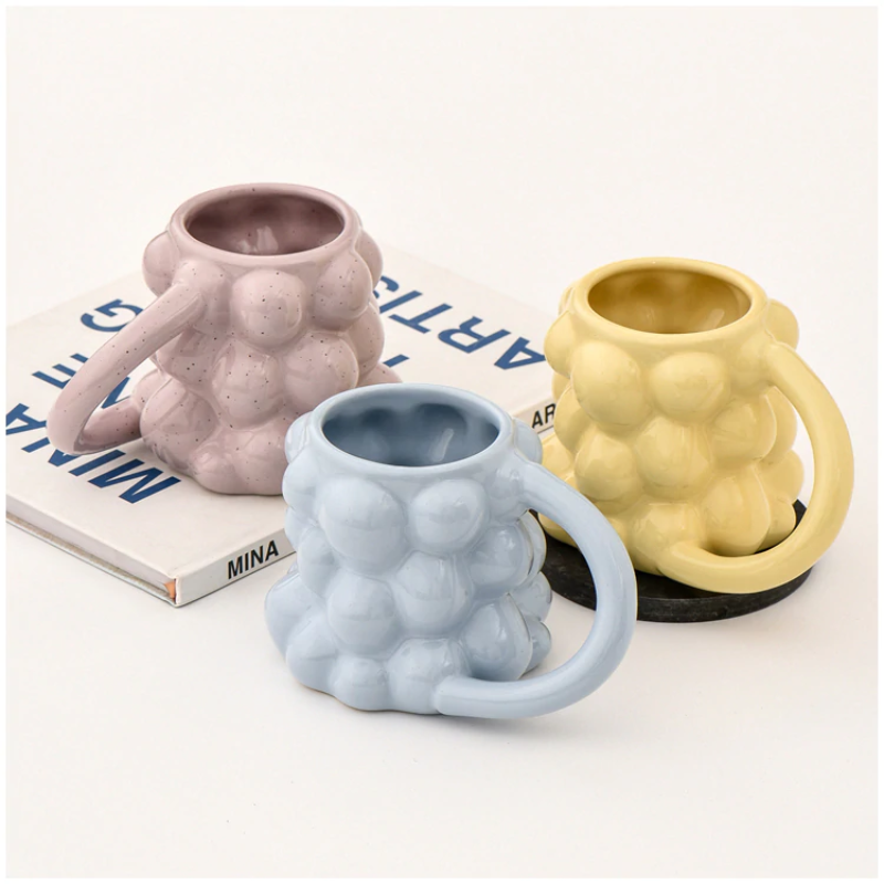 Bubble Tea Ceramic Cup