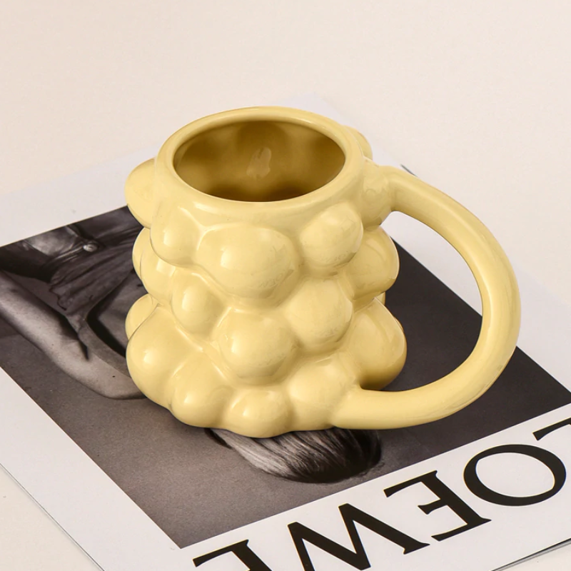 Bubble Tea Ceramic Cup