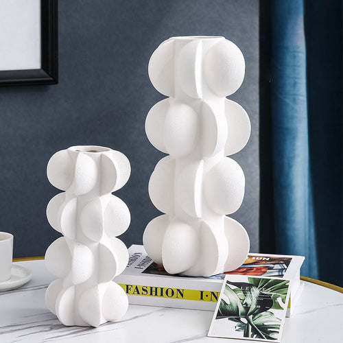 Bulb Abstract Ceramic Vase