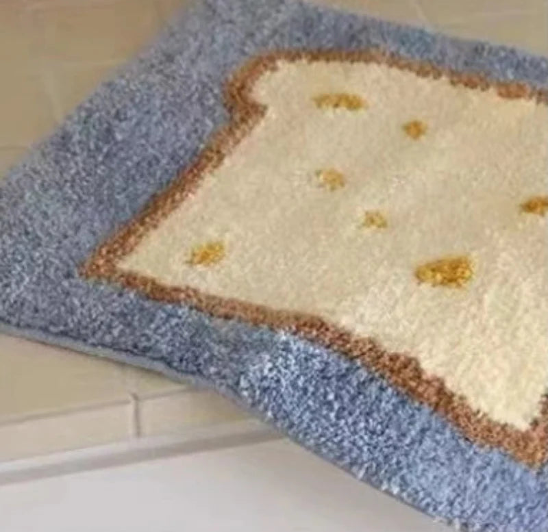 Butter & Toast Cartoon Floor Mat