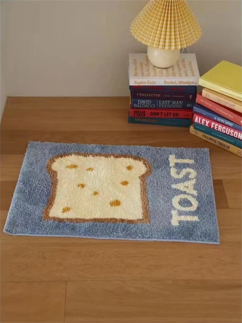 Butter & Toast Cartoon Floor Mat