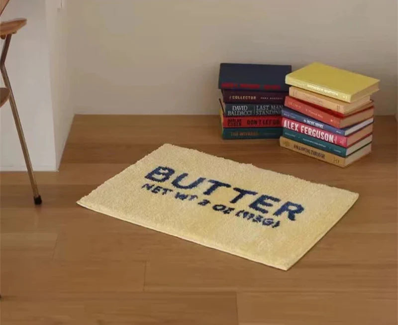 Butter & Toast Cartoon Floor Mat