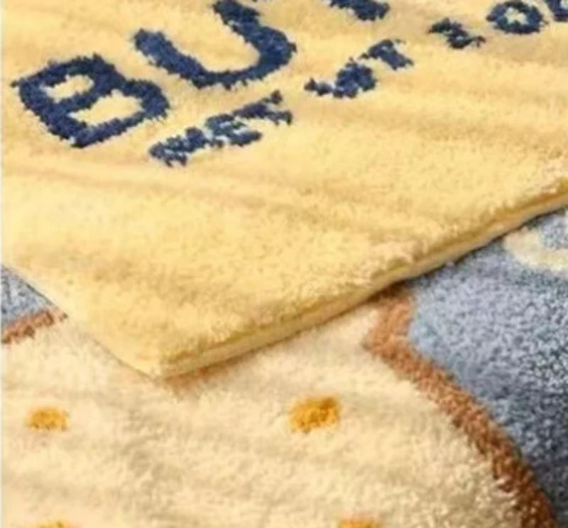 Butter & Toast Cartoon Floor Mat