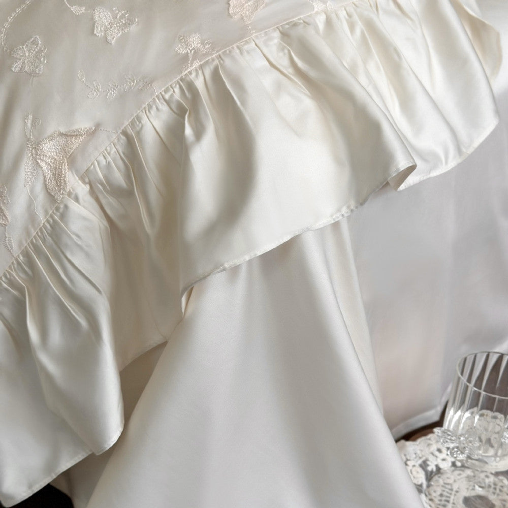 Butterfly Embroidered Bedding Set