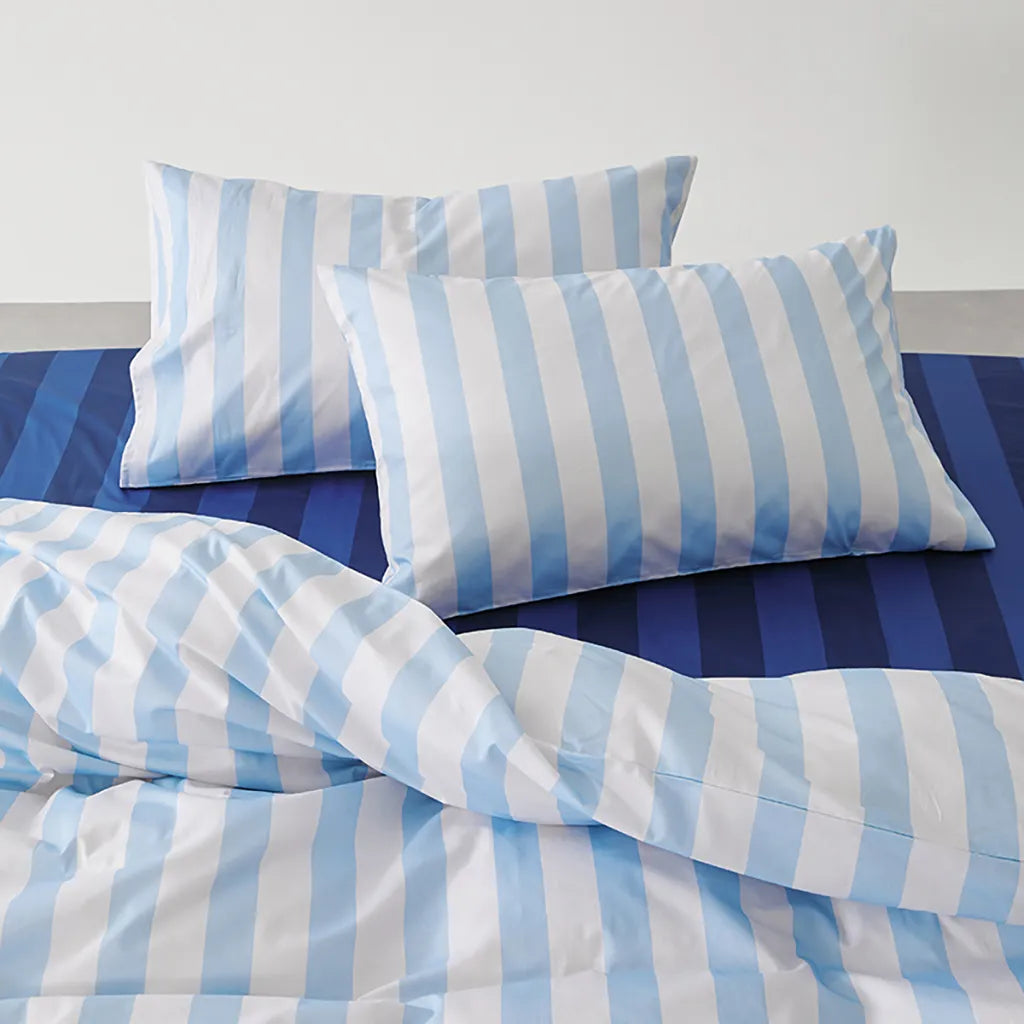 Cabana Stripe Duvet Cover Blue