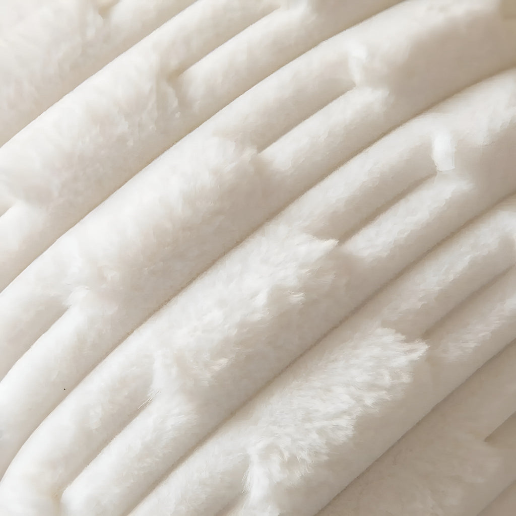 Calm Weave Plush Cushion Cover