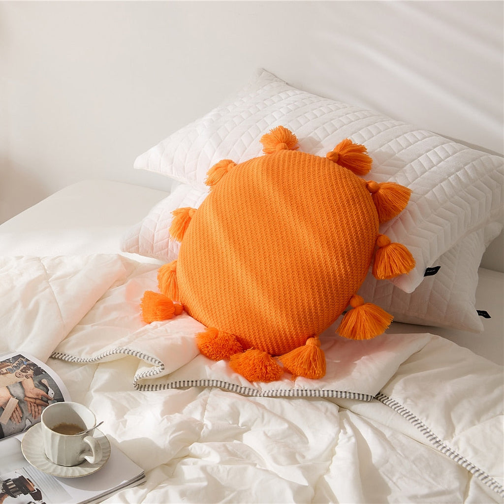 Cami Round Tassel 15 inch Pillow