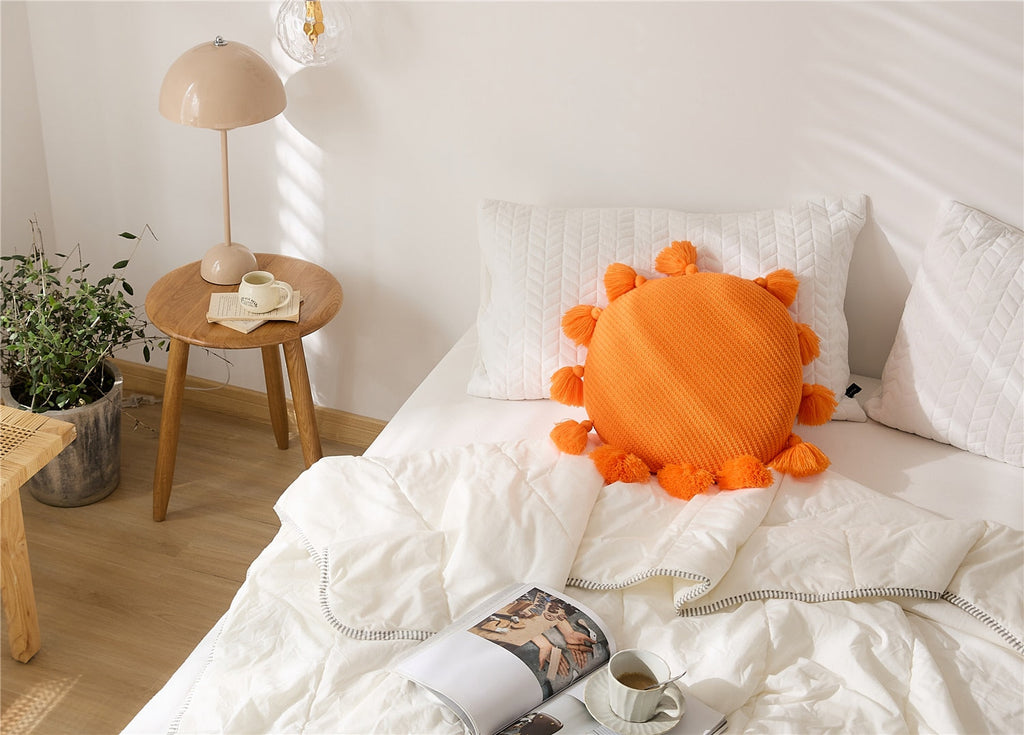 Cami Round Tassel 15 inch Pillow