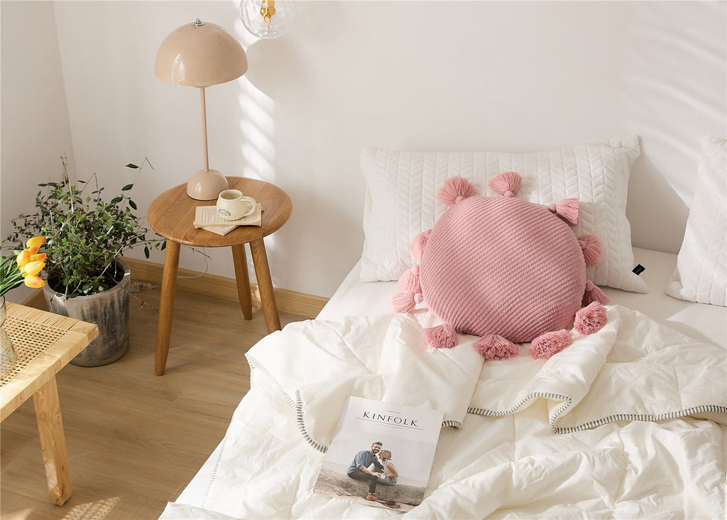 Cami Round Tassel 15 inch Pillow