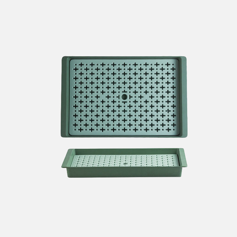 Camper Drain Storage Trays Ivory Grey