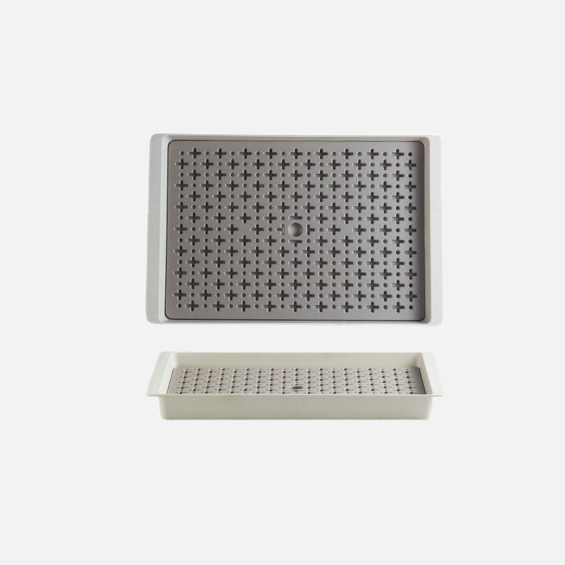 Camper Drain Storage Trays Green Mint