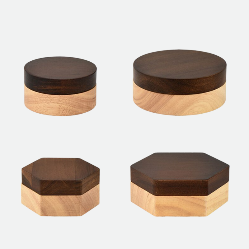 Cana 2-Tone Wooden Ashtray