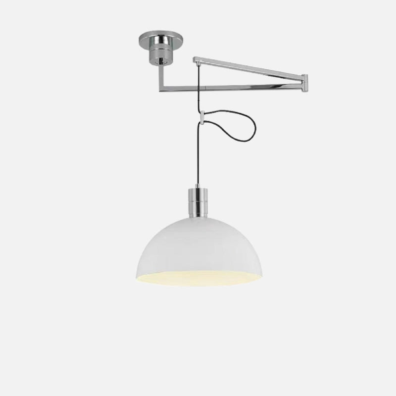 Canelle Industrial LED Pendant Lamp Metal White
