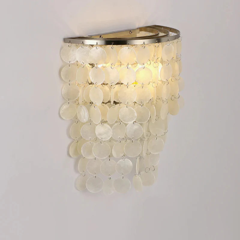 Capiz Sea Shell Wall Lamp