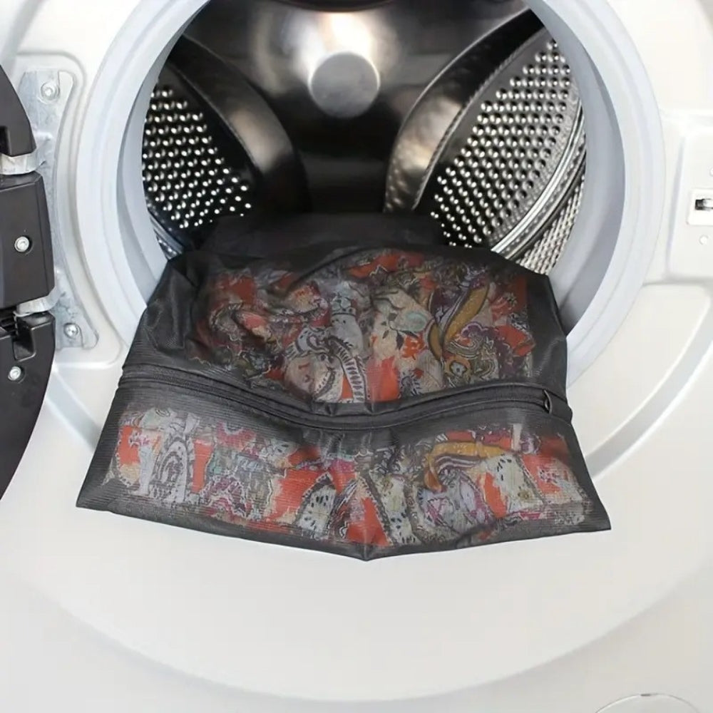Black Care Mesh Laundry Bag