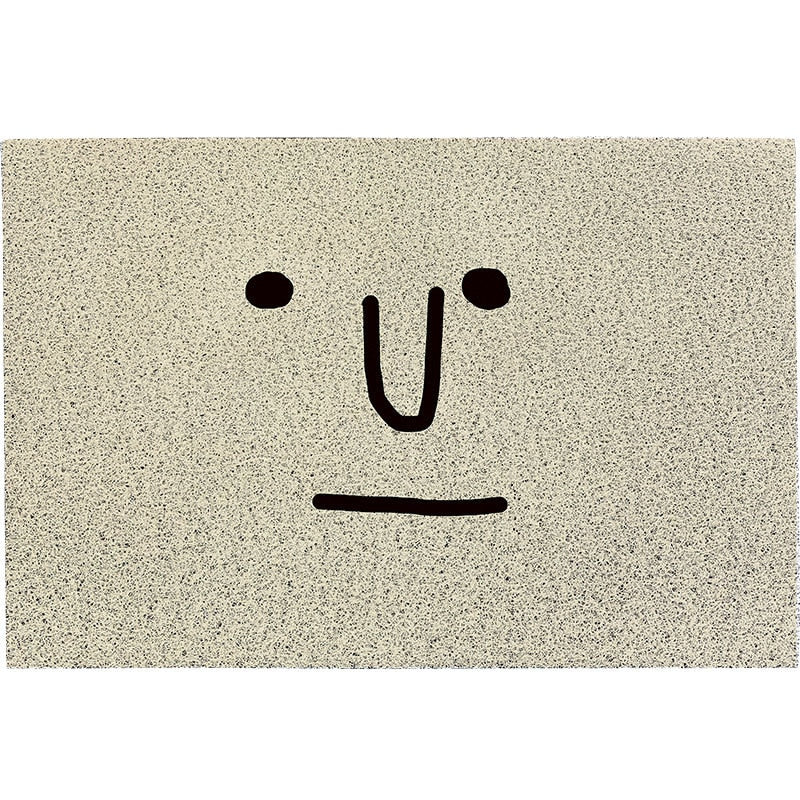 Cartoon Colored Indoor / Outdoor Rug Big Nose