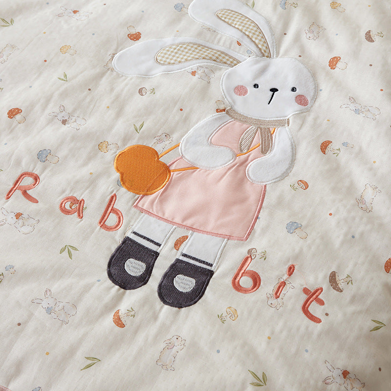 Cartoon Toddler Comforter – Soft Cotton Gauze Quilt