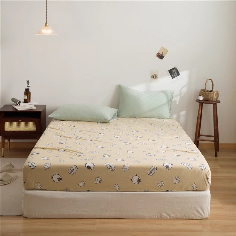Cotton Bed Sheets for Kids Bear