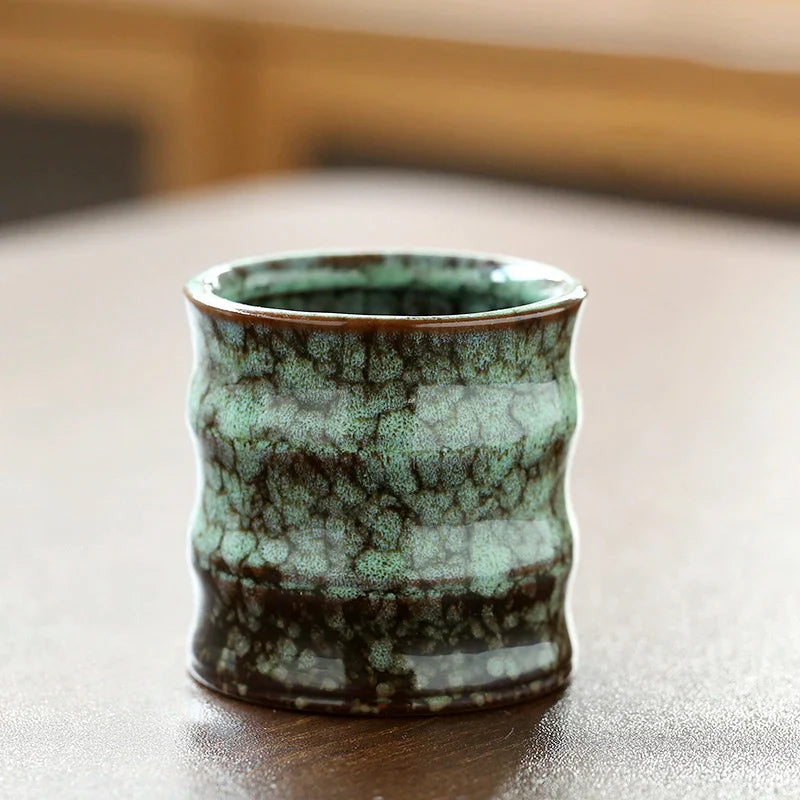 Celestial Glaze Tea Cup Green
