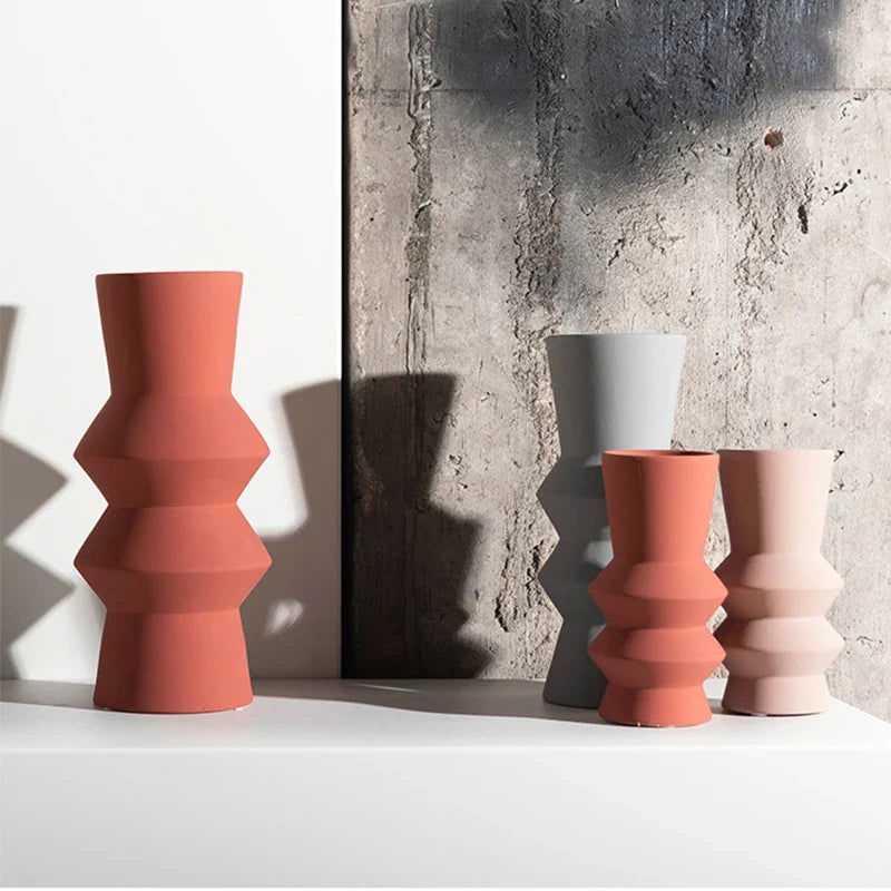 Zara Form Geometric Ceramic Vase
