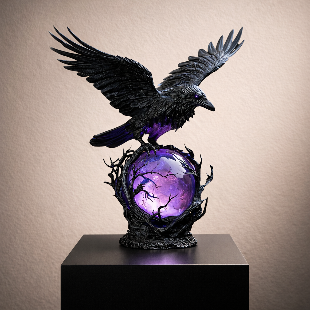 Nocturne™ – Raven Orb Lamp